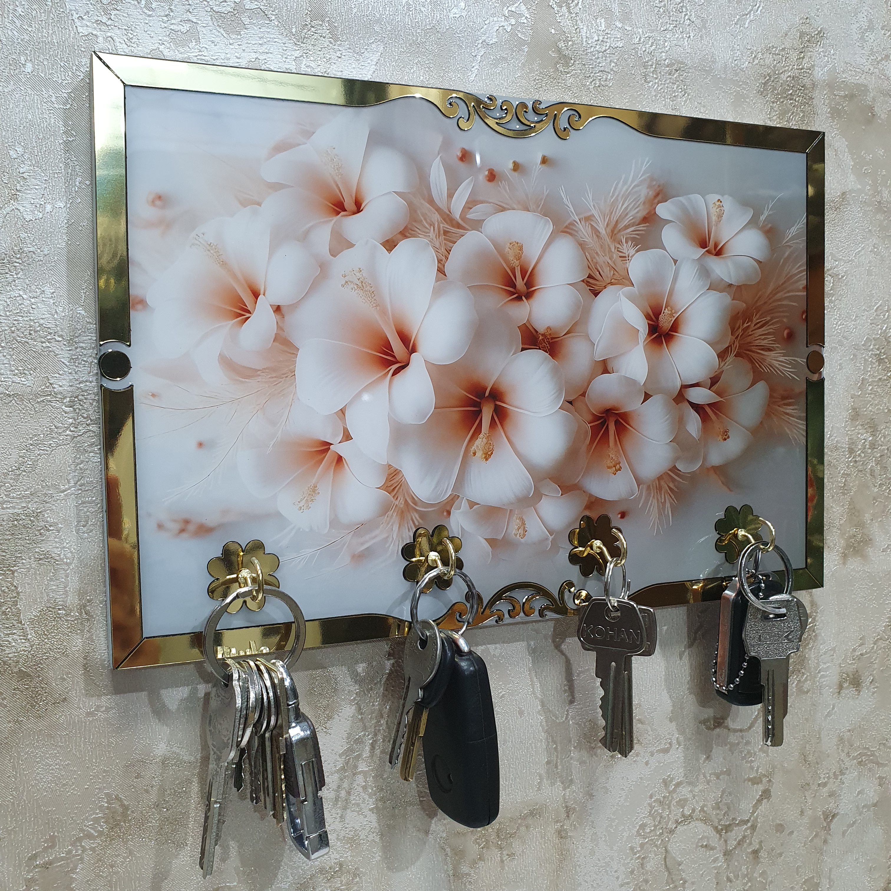 جاکلیدی دیواری رزینی کد ۳۱۷