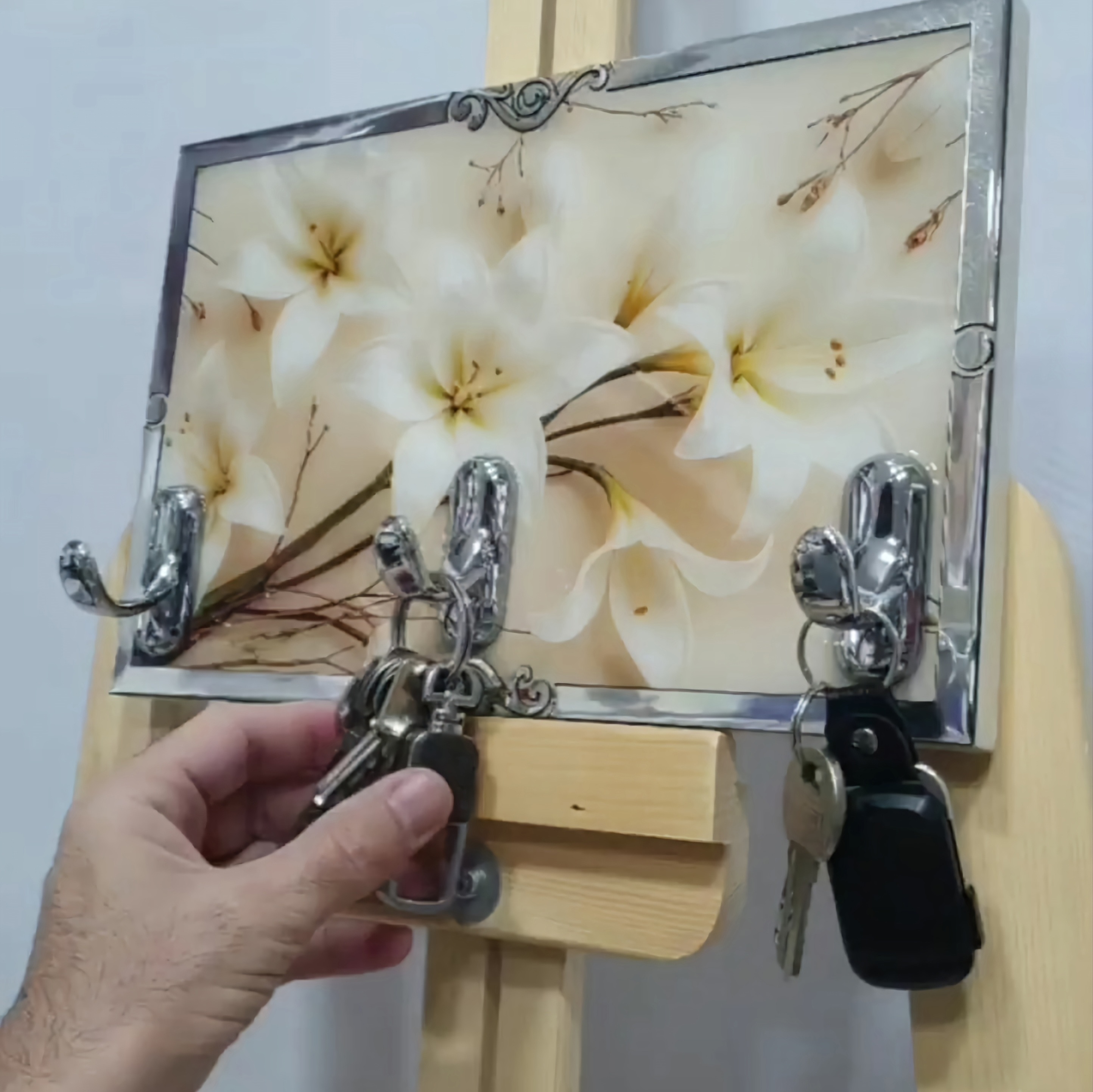 جاکلیدی دیواری رزینی کد ۴۲۹