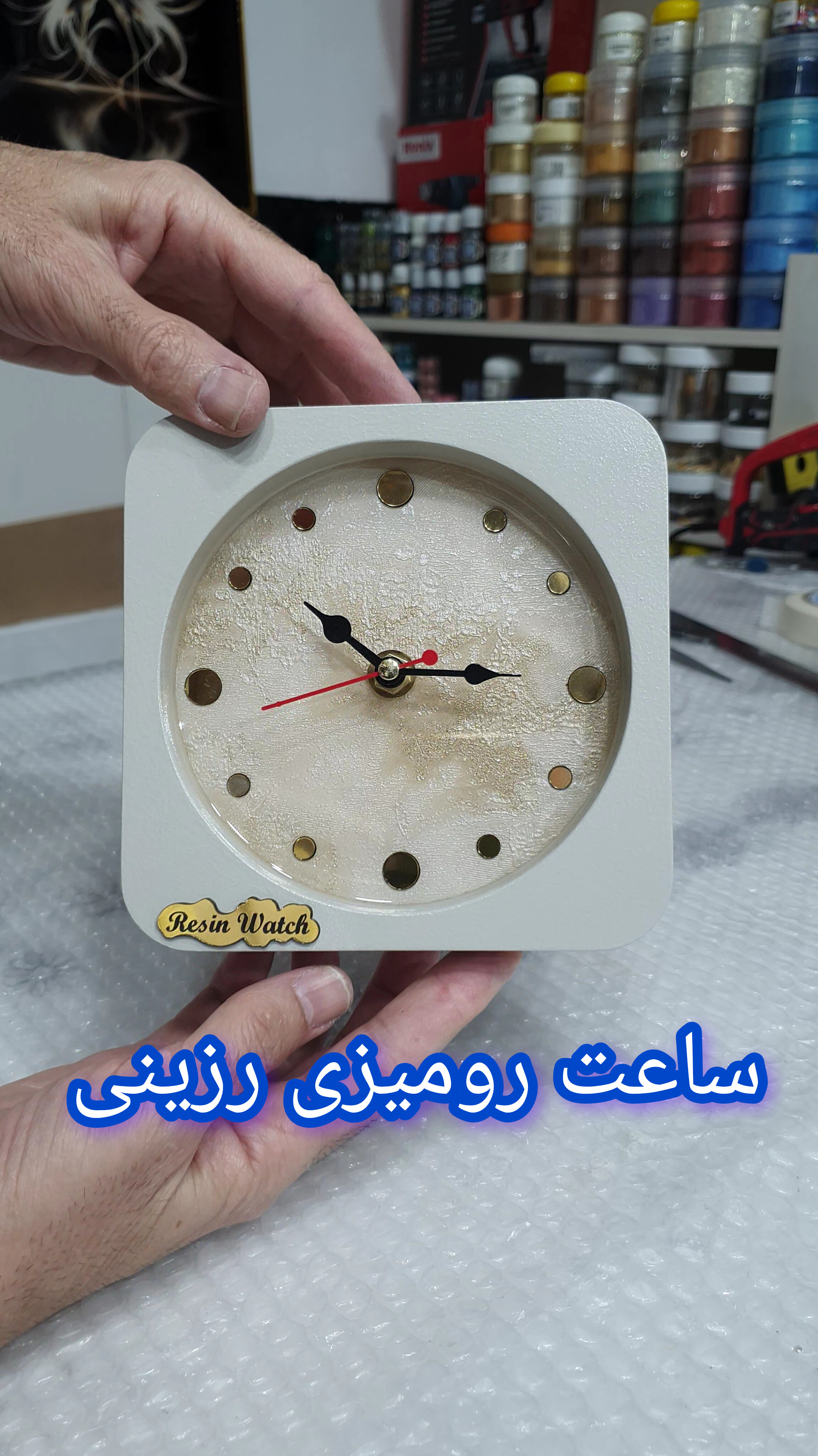ساعت رومیزی رزینی کد ۵۱۰